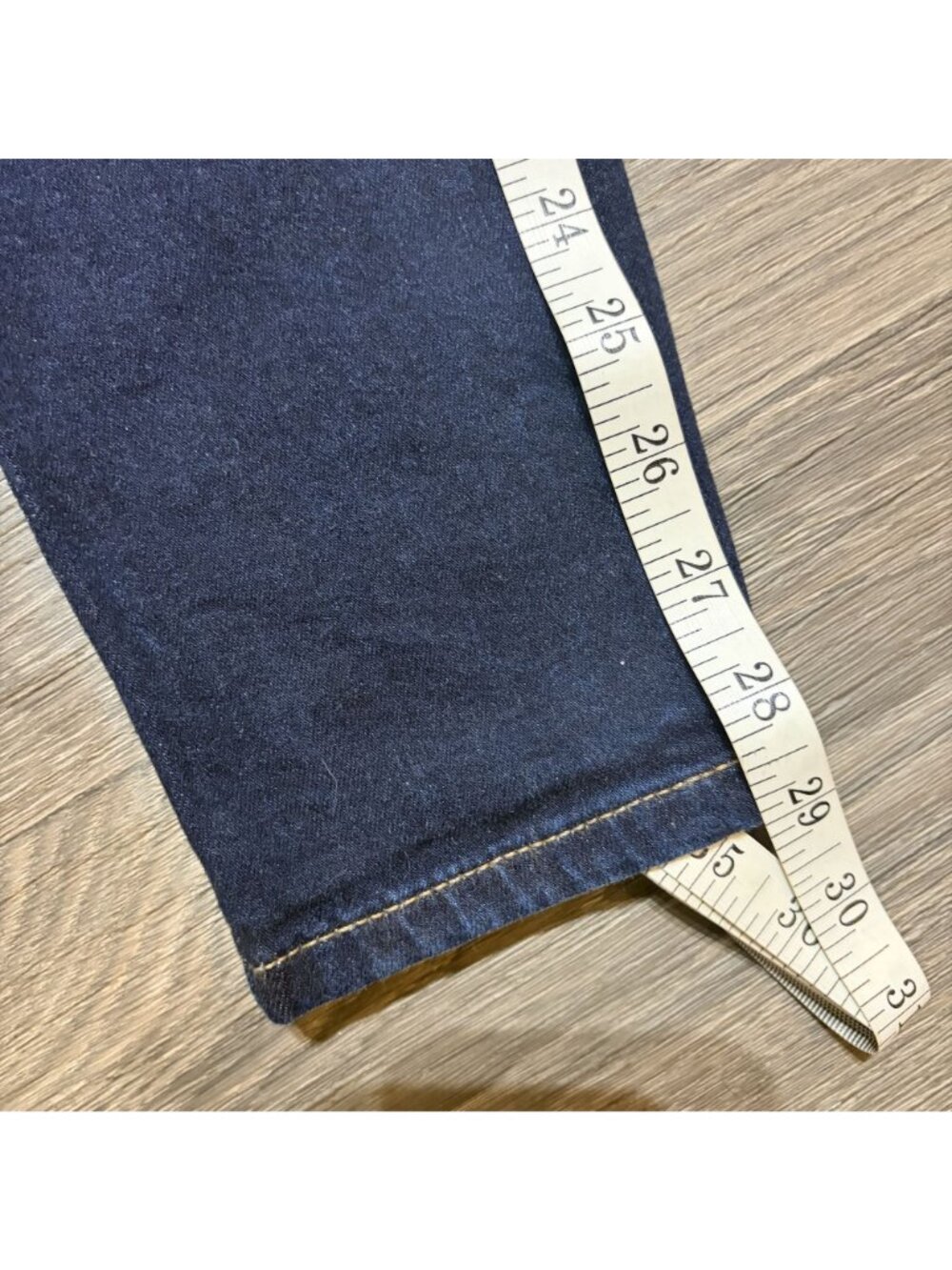 Guess Sexy Curve Dark Wash Skinny Jeans 29 Stretch Denim 5 Pocket Mid Rise - Picture 12 of 14